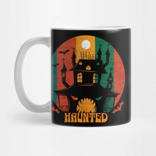 Grunge Haunted House Halloween Mug